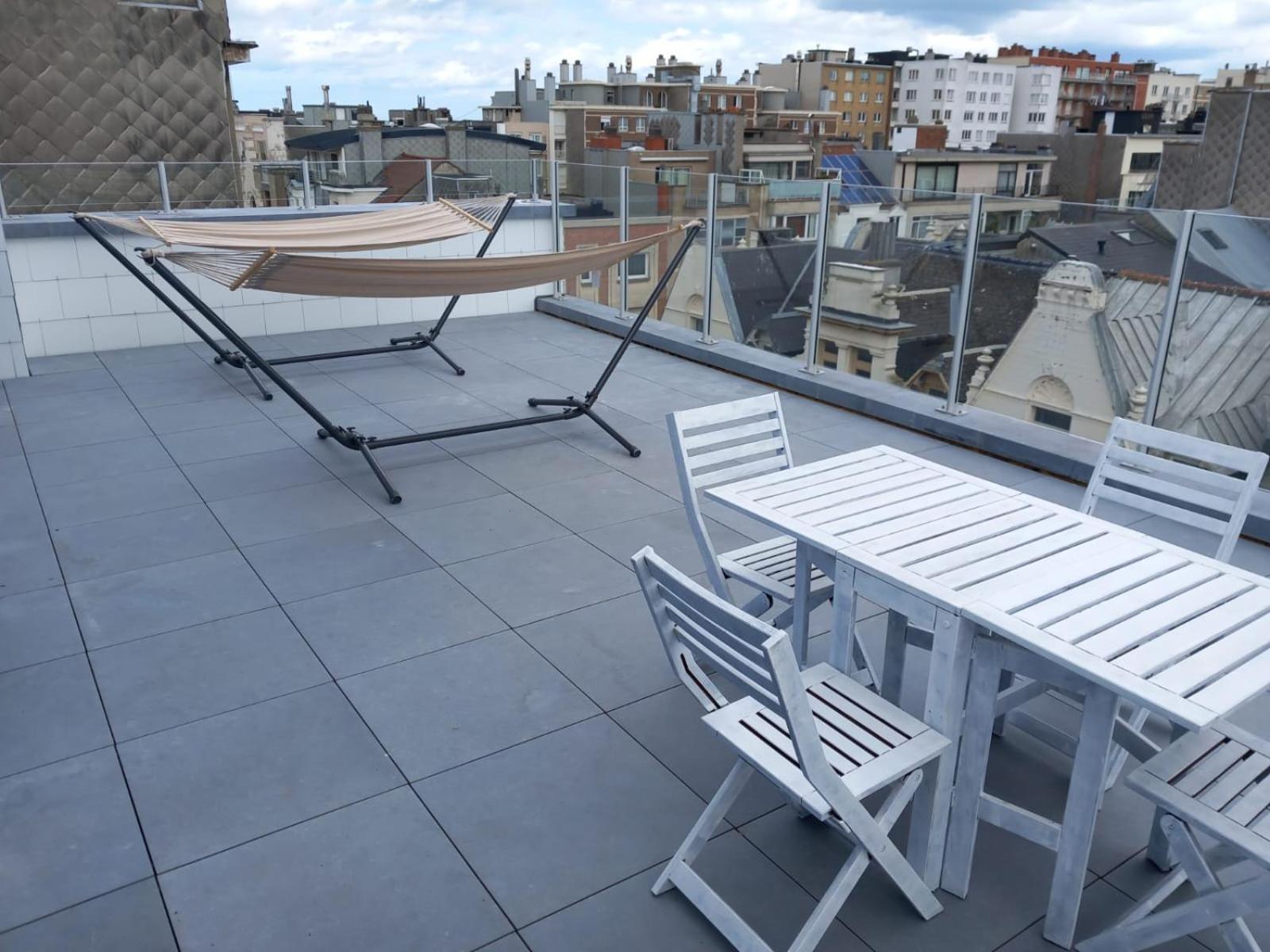 Gezellig centraal gelegen penthouse Oostende Appartement Buitenkant foto